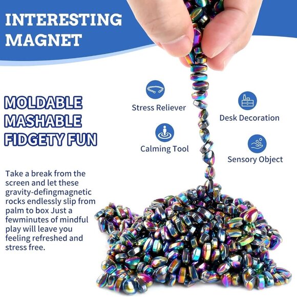 2 Sets 550pcs Putty Fidget Toys Adults Desk Fidgets Office Stress/Anxiety Relief - Picture 7 of 7